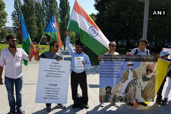 The demonstrations were held in Dusseldorf Berlin and Munich on August 30 which is also marked as “The International Day of the victims of the enforced disappearance” by the Baloch people