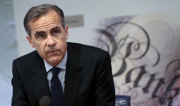 Bank of England governor Mark Carney. The policy committee voted to keep the key interest rate at a record-low 0.25pc