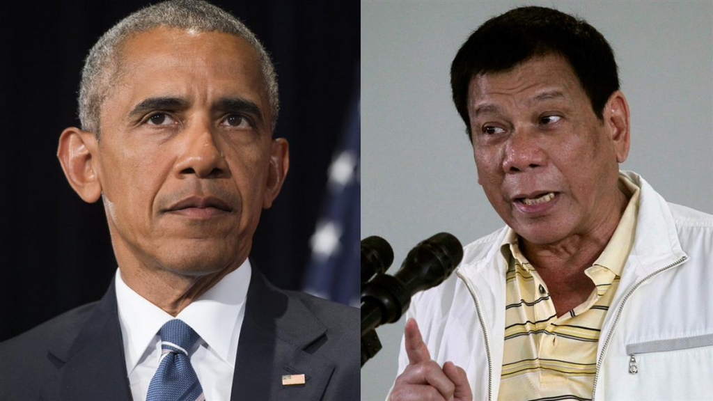 Barack Obama and Rodrigo Duterte