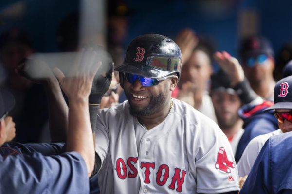 Boston Red Sox designated hitter David Ortiz