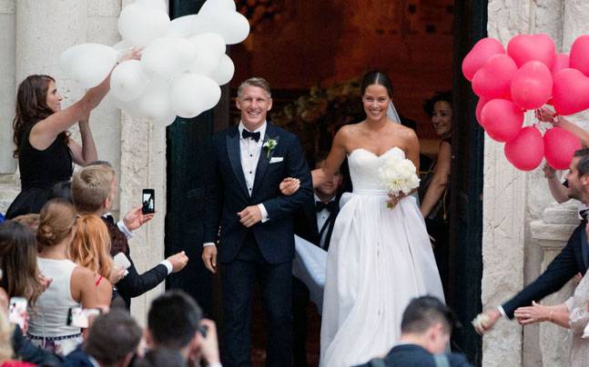 Bastian Schweinsteiger and Ana Ivanovic