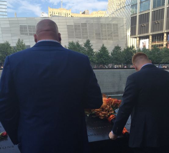 Bengals visit 9/11 Memorial before season opener