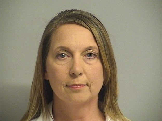 Tulsa Police Officer Betty Shelby was booked into jail shortly after 2:00aET early Friday morning according to the Tulsa County Jail Website. Shelby was charged with first degree felony manslaughter after the shooting death of Terence Crutcher. (Credit