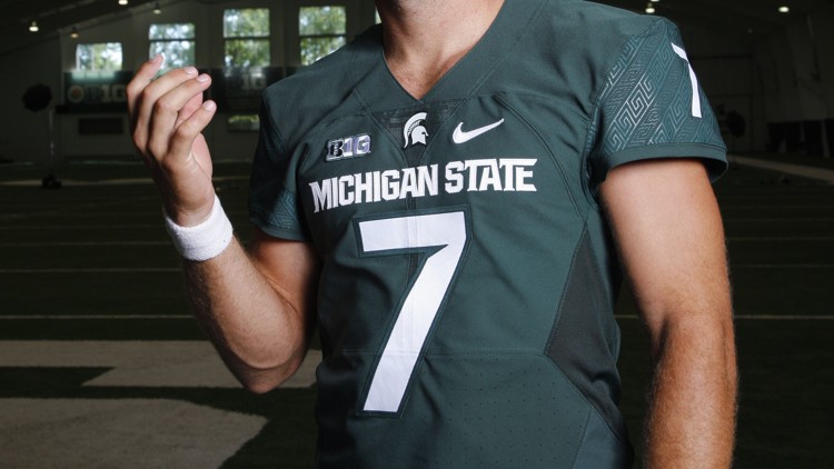 Spartans among 4 Big Ten East teams with new starters at QB