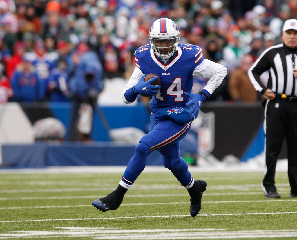 Jan 3 2016 Orchard Park NY USA Buffalo Bills wide receiver Sammy Watkins against the New York Jets at Ralph Wilson Stadium. Mandatory Credit Timothy T. Ludwig-USA TODAY Sports