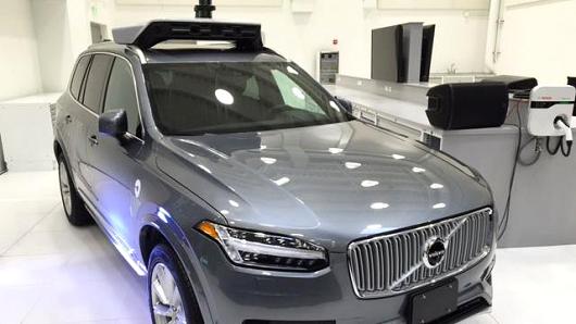 Uber’s self-driving Volvo XC90