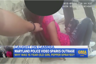 Bodycam Footage Shows 15-Year-Old Being Pepper Sprayed By Police