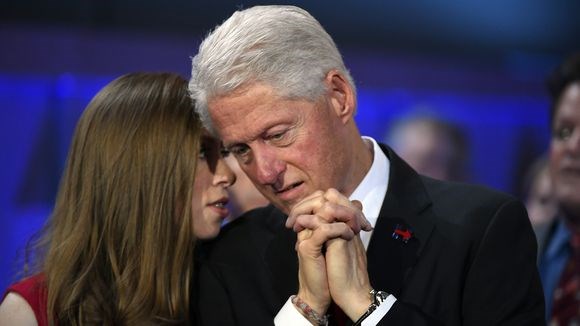 'Cover-up' furore as TV show CUTS OUT when Bill Clinton admits Hillary is 'frequently ill'