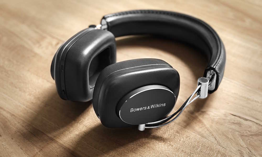 Bowers & Wilkins P7 Wireless Headphones Laying on Table