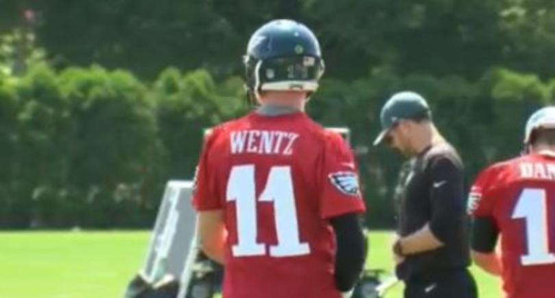 Eagles name Carson Wentz starting quarterback