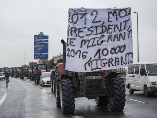 Travellers Face Chaos In Calais Road Block