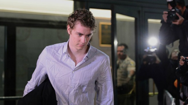 Brock Turner leaving Santa Clara County Jail in San Jose California