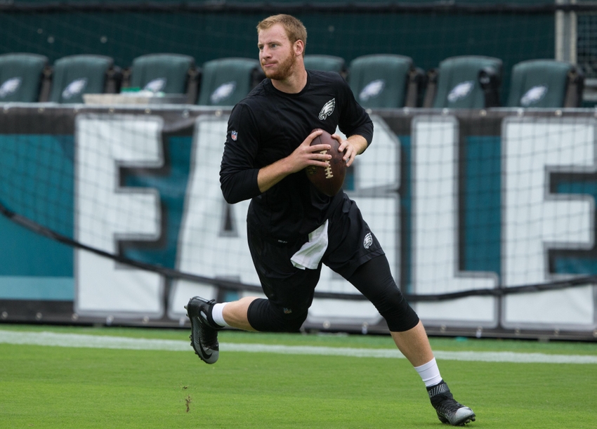 A teenage Carson Wentz made a paper toss trick shot video, and it's amazing