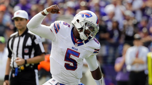 Buffalo Bills quarterback Tyrod Taylor