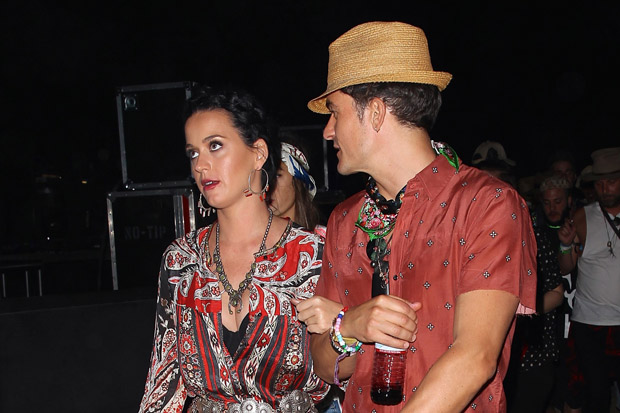 Katy Perry and Orlando Bloom at Coachella