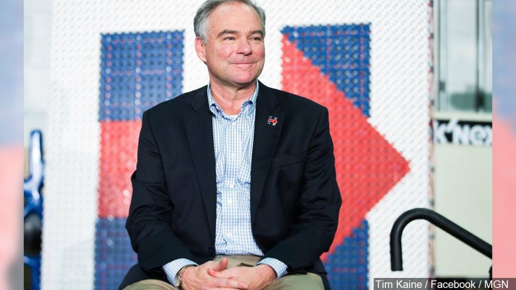 Tim Kaine speaks on Clinton's health college affordability in Dayton