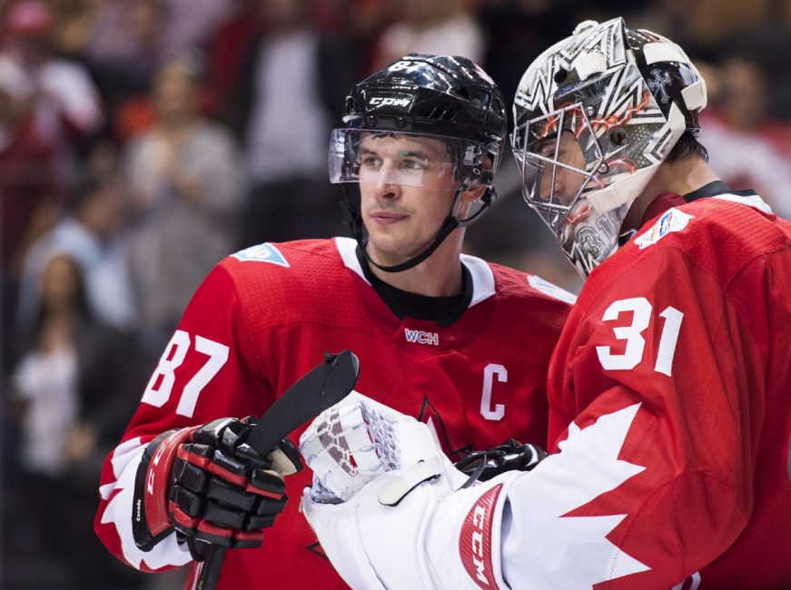 Sidney Crosby was a force for Team Canada all night against the Czech Republic Saturday. Canada won its World Cup opener 6-0