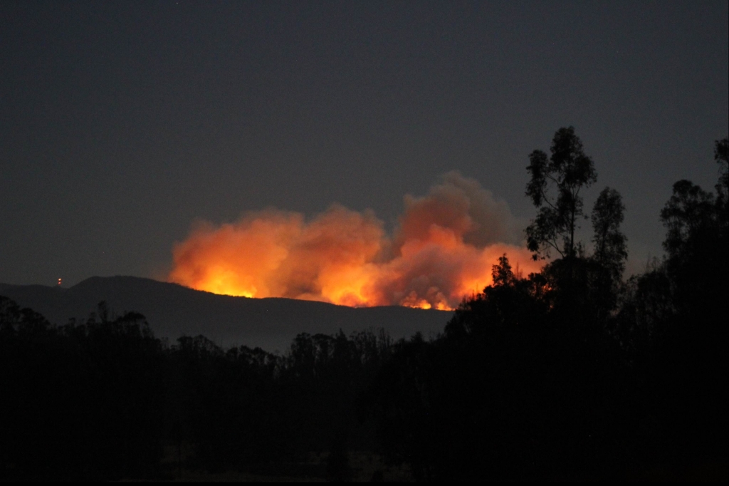 Vandenberg Canyon Fire