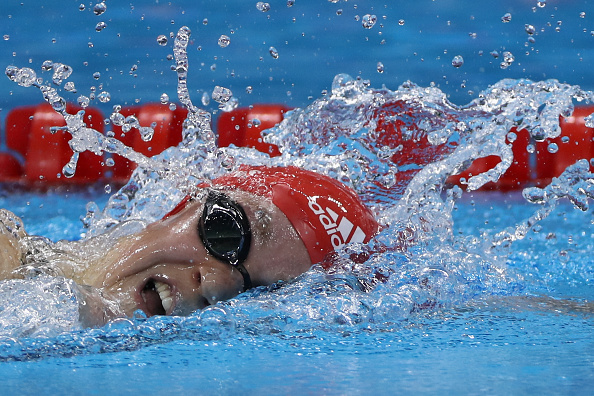 RIO DE JANEIRO BRAZIL- SEPTEMBER 12 Eleanor Simmonds of Great Britain competes at the Womens 200m Individual Medley SM6 Final during day 5 of the Rio 2016 Paralympic Games at the Olympic Stadium