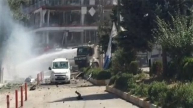 Car bomb targets government buildings in eastern Turkey's Van