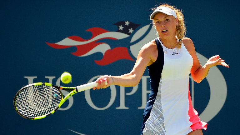 Caroline Wozniacki's last trip to the semi-finals of a major was in 2014