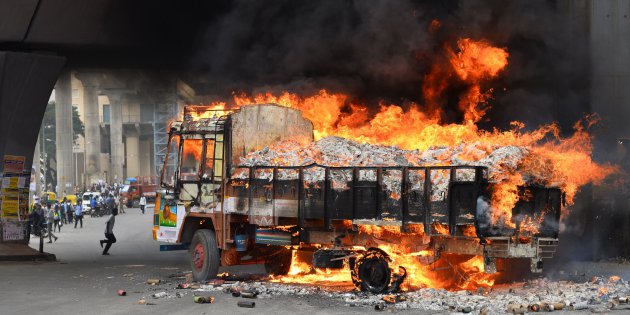 Protests over water in India turn violent