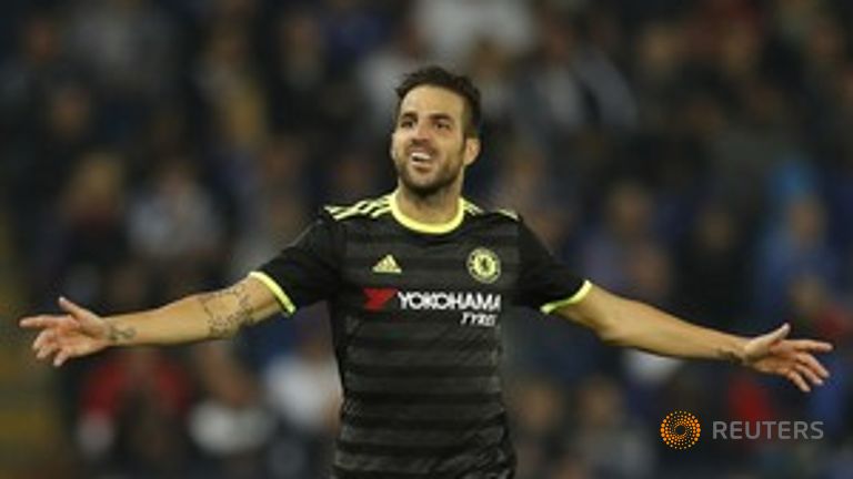 Fabregas double gives Chelsea comeback win over Leicester