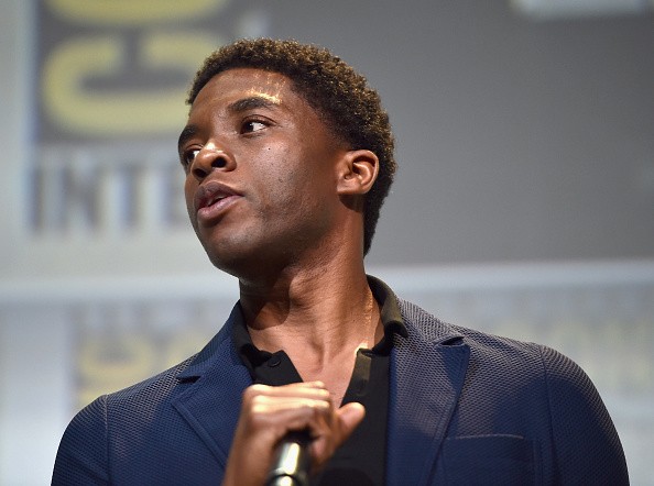 Actor Chadwick Boseman from Marvel Studios 'Black Panther attends the San Diego Comic Con International 2016 Marvel Panel in Hall H