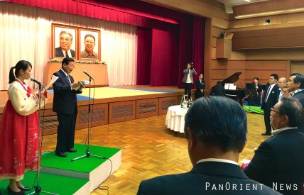 Chairman Ho Jong Man Gives his speech