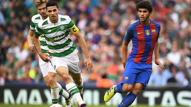 Tom Rogic's Celtic have been handed a tough group in the UEFA Champions League including Spanish giants Barcelona