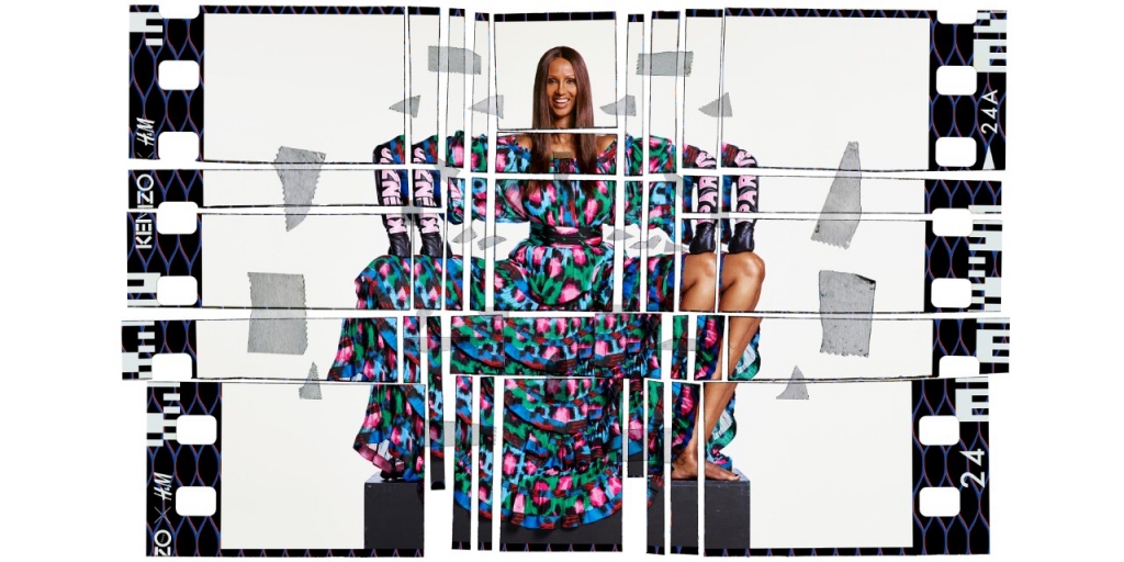 First look at the H&M X Kenzo collection - and Iman helps make it look spectacular