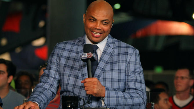 Charles Barkley during the playoffs