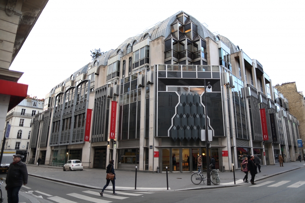 General view of the Drouot auction house in Paris