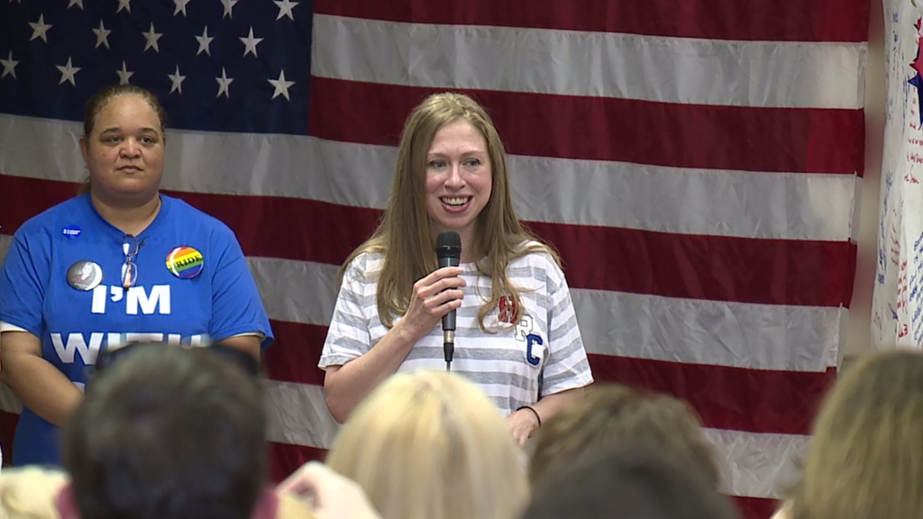 Chelsea Clinton in Scranton on Thursday