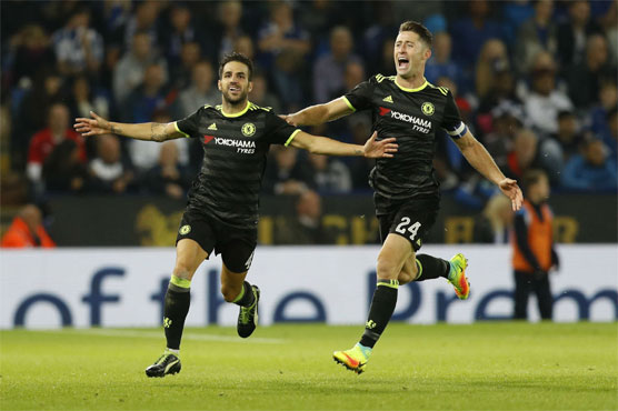 Chelsea beat Leicester 4-2 in their English Football League Cup match on Tuesday