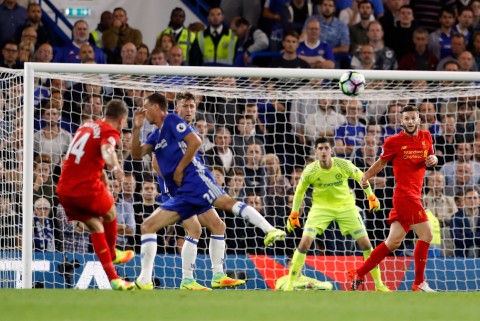 Liverpool beat Chelsea 2-1 in English Premier League