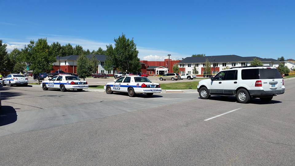 Cheyenne Police respond to an active shooter on Sept. 14. Cheyenne Police