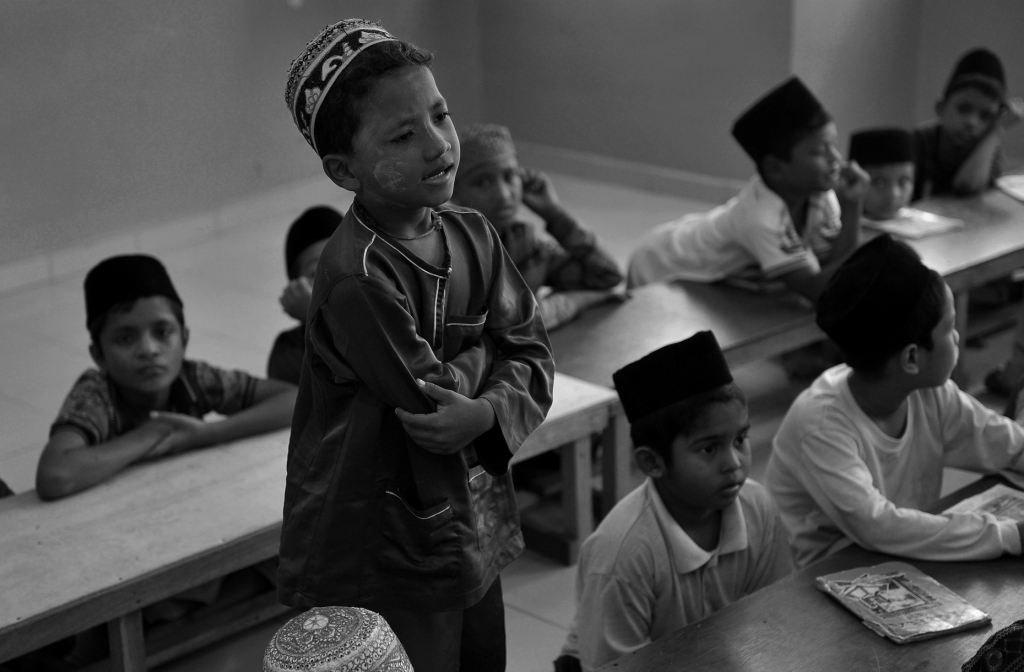 Children belonging to Rohingya Community. Image source Wikimedia Commons