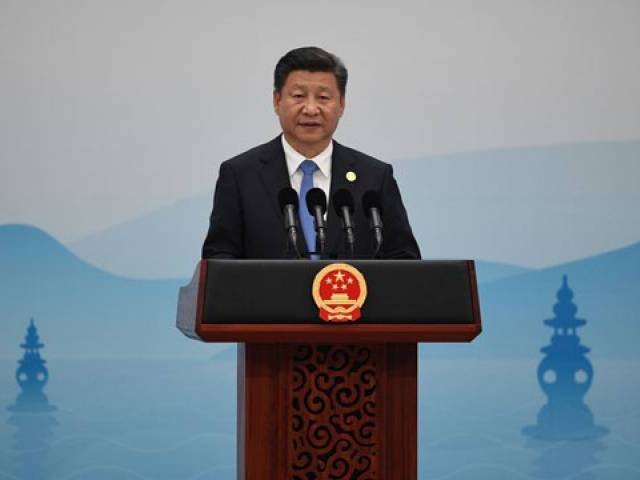 China's President Xi Jinping delivers his closing statement for the G20 Summit in Hangzhou