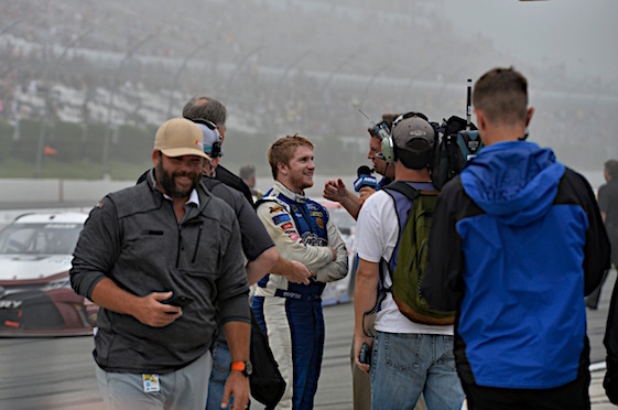 Chris Buescher is one of a handful of drivers who need a good night Saturday in Richmond