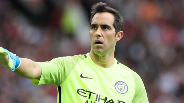 Claudio Bravo endured a tough time on his Manchester City debut