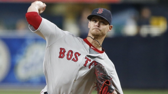 Clay Buchholz struck out six batters over 6.2 innings of work on Tuesday night