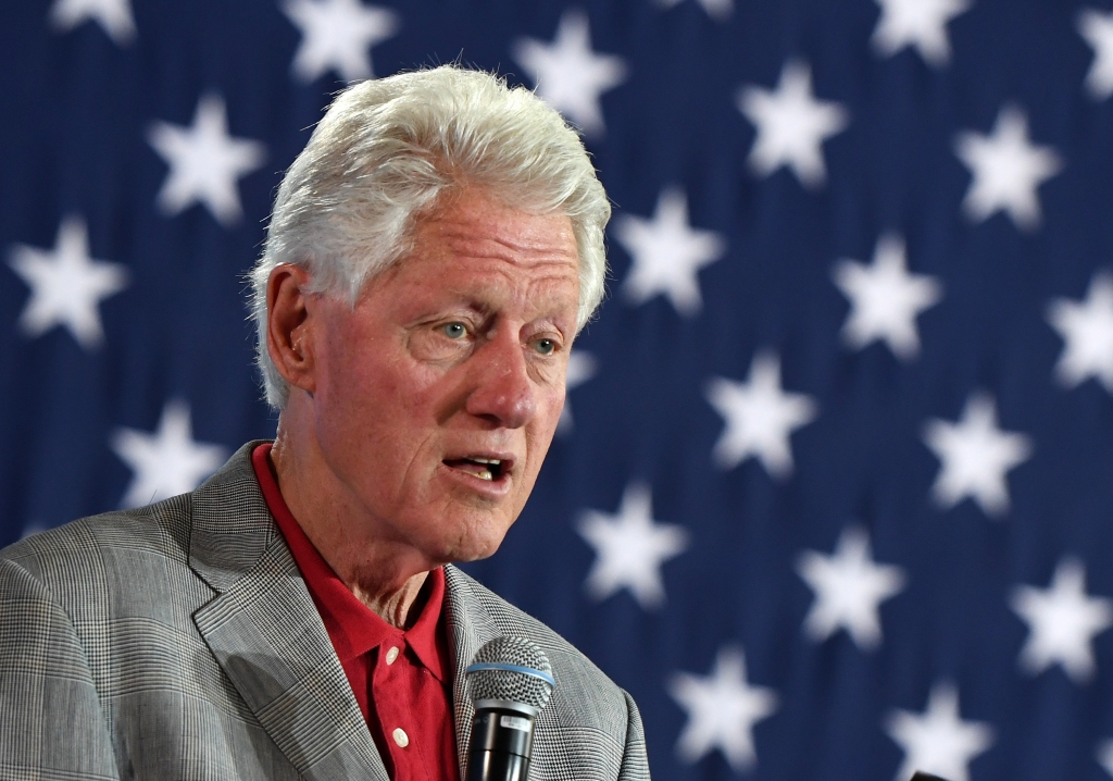 Former President Bill Clinton Campaigns For Democratic Presidential Candidate Hillary Clinton In Vegas Area