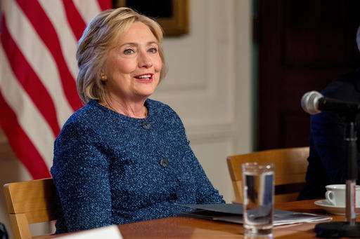 Democratic presidential candidate Hillary Clinton attends a National Security working session at the Historical Society Library in New York. Hillary Clinton's doctor says she is recovering from her pneumonia and rema