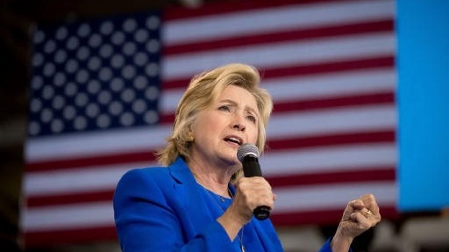 Democratic presidential candidate Hillary Clinton speaks at a rally at Johnson C. Smith University in Charlotte N.C. Thursday Sept. 8 2016