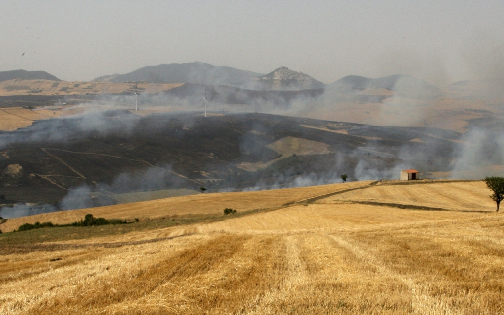 A landscape in Southern Italy