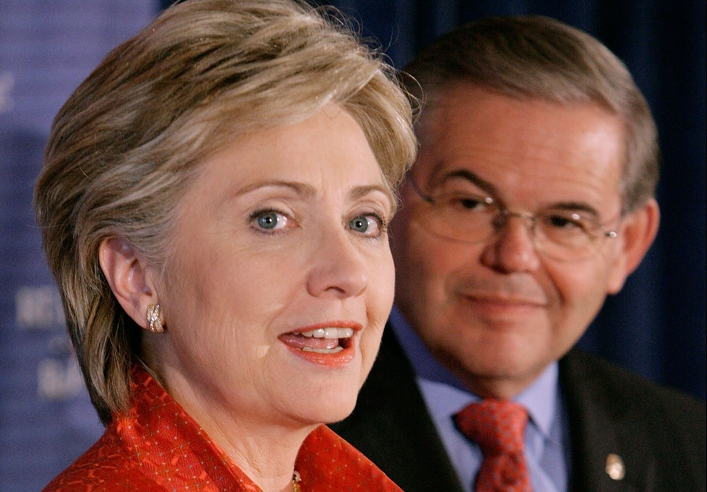 Clinton and Menendez