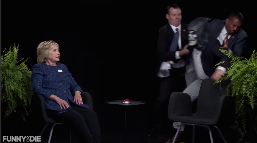 Watch Hillary Clinton sit down with Zach Galifianakis in his hilarious 'Between Two Ferns' interview