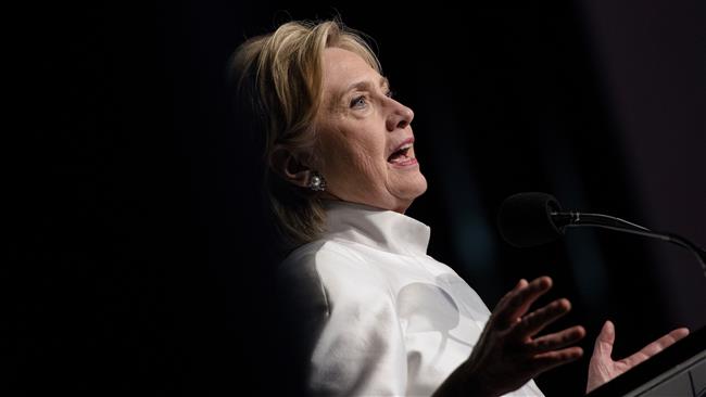 US Democratic presidential nominee Hillary Clinton speaks during the Congressional Black Caucus Foundation