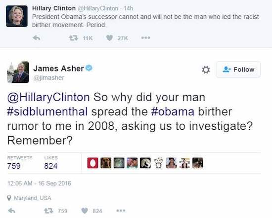 MSNBC, Politico, Bloomberg, CNN, McClatchy and More Confirm: Hillary Clinton's 2008 Campaign Spread 'Birtherism